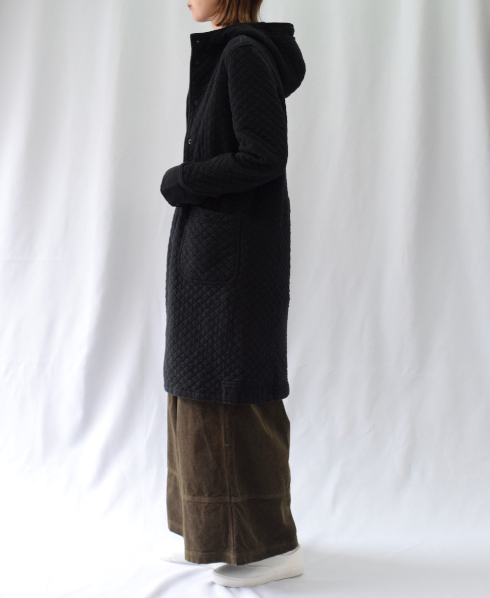 NAM0553 (コート) COTTON QUILT HOODED COAT