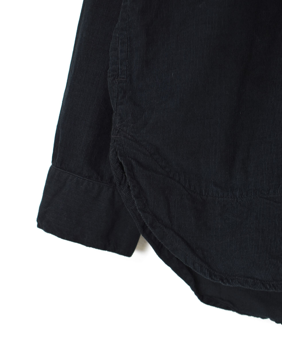 INHT2203CD (シャツ) 26WALES CORDUROY OVERDYE HENLY NECK SHIRT