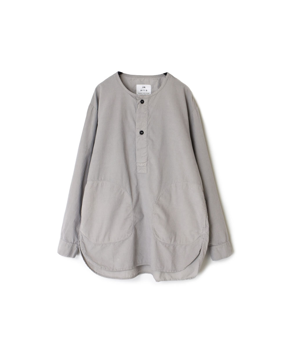 INHT2203CD (シャツ) 26WALES CORDUROY OVERDYE HENLY NECK SHIRT