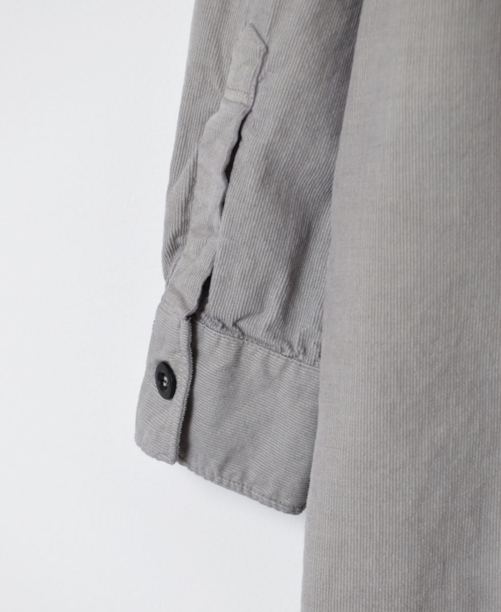 INHT2202CD (ロングシャツ) 26 WALES CORDUROY OVERDYE ONE-UP COLLAR LONG SHIRT