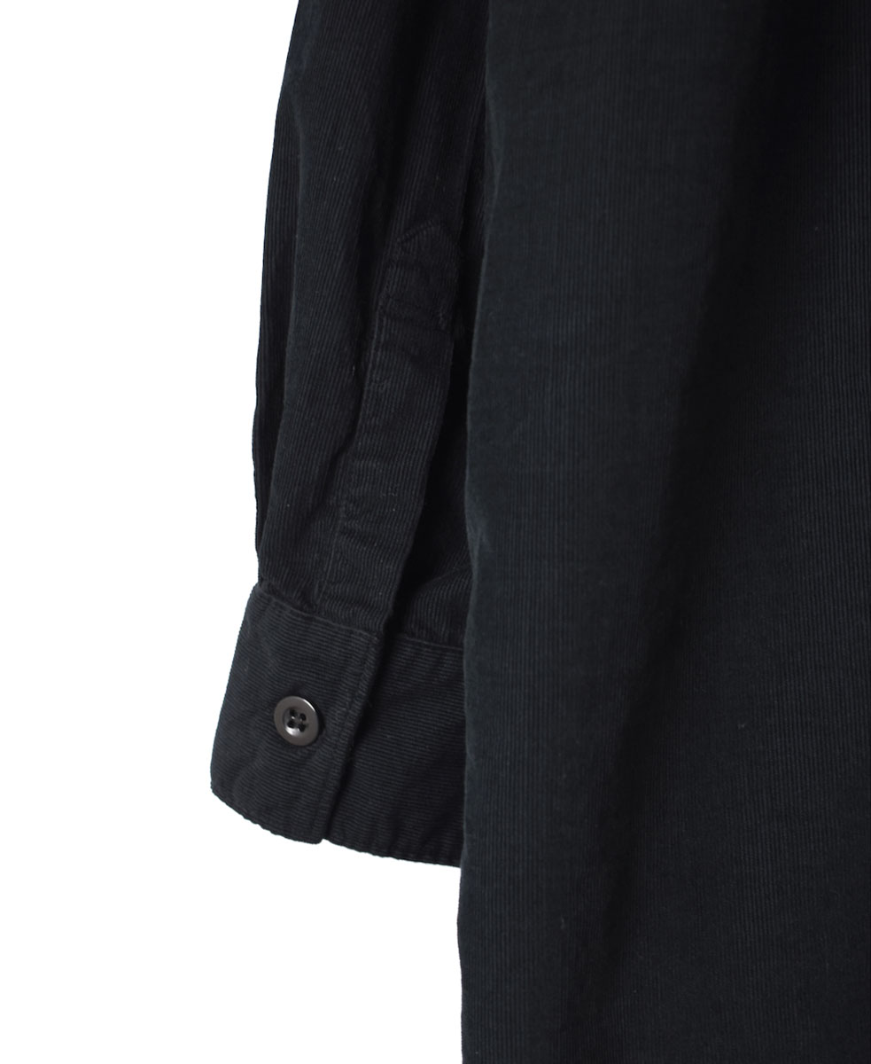 INHT2202CD (ロングシャツ) 26 WALES CORDUROY OVERDYE ONE-UP COLLAR LONG SHIRT