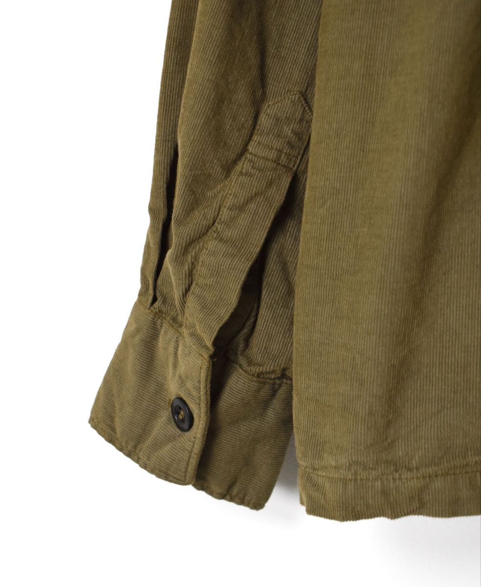 INHT2201CD (シャツ) 26 WALES CORDUROY OVERDYE ONE-UP COLLAR SHIRT