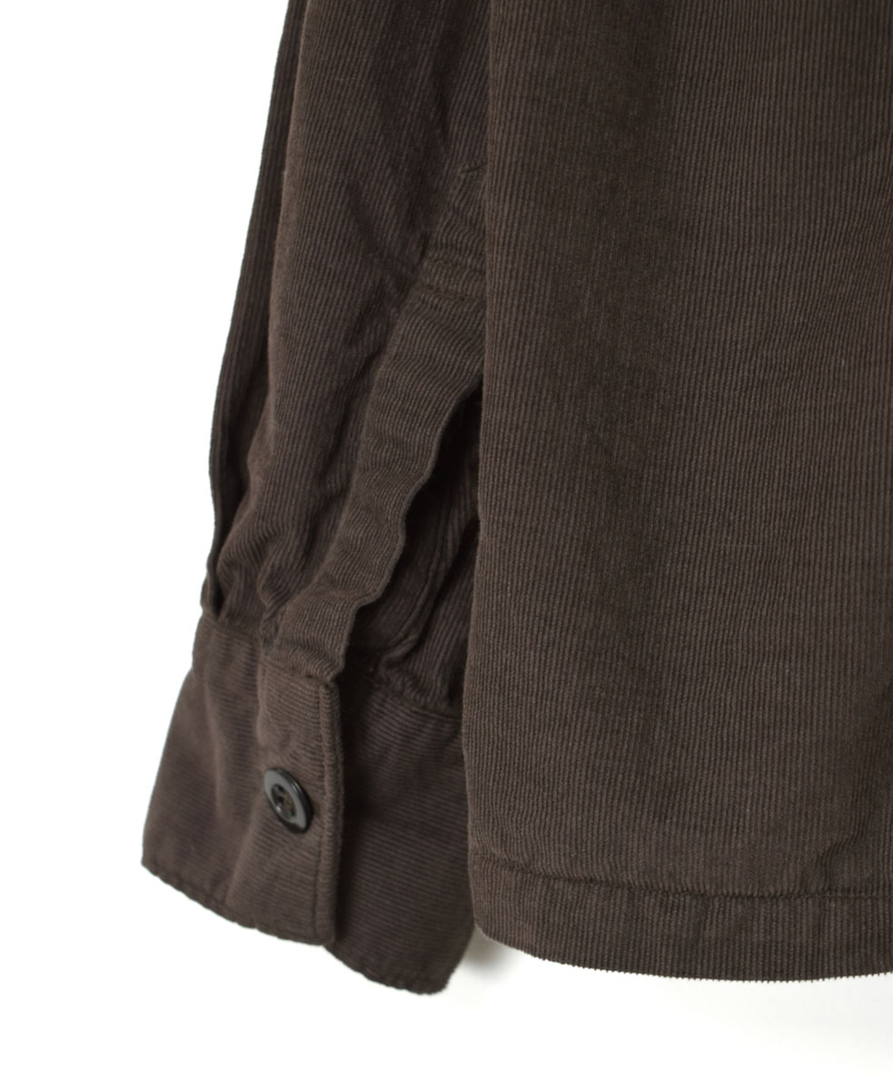 INHT2201CD (シャツ) 26 WALES CORDUROY OVERDYE ONE-UP COLLAR SHIRT