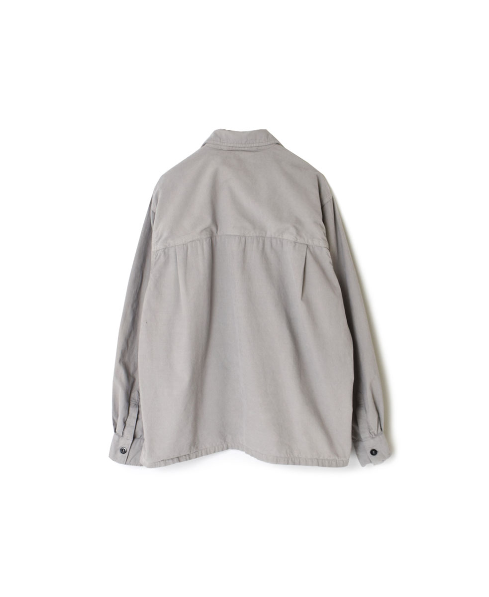 INHT2201CD (シャツ) 26 WALES CORDUROY OVERDYE ONE-UP COLLAR SHIRT