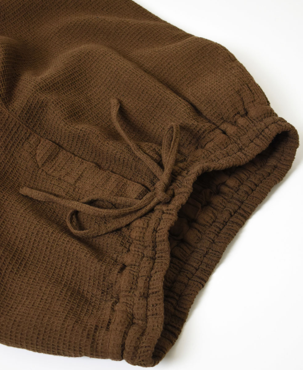 INHT2204WPD (パンツ) WAFFLE PLAIN OVERDYE EASY PANTS