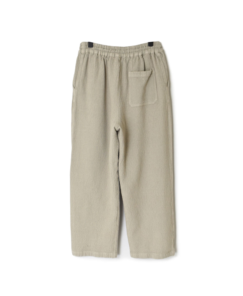 INHT2204WPD (パンツ) WAFFLE PLAIN OVERDYE EASY PANTS