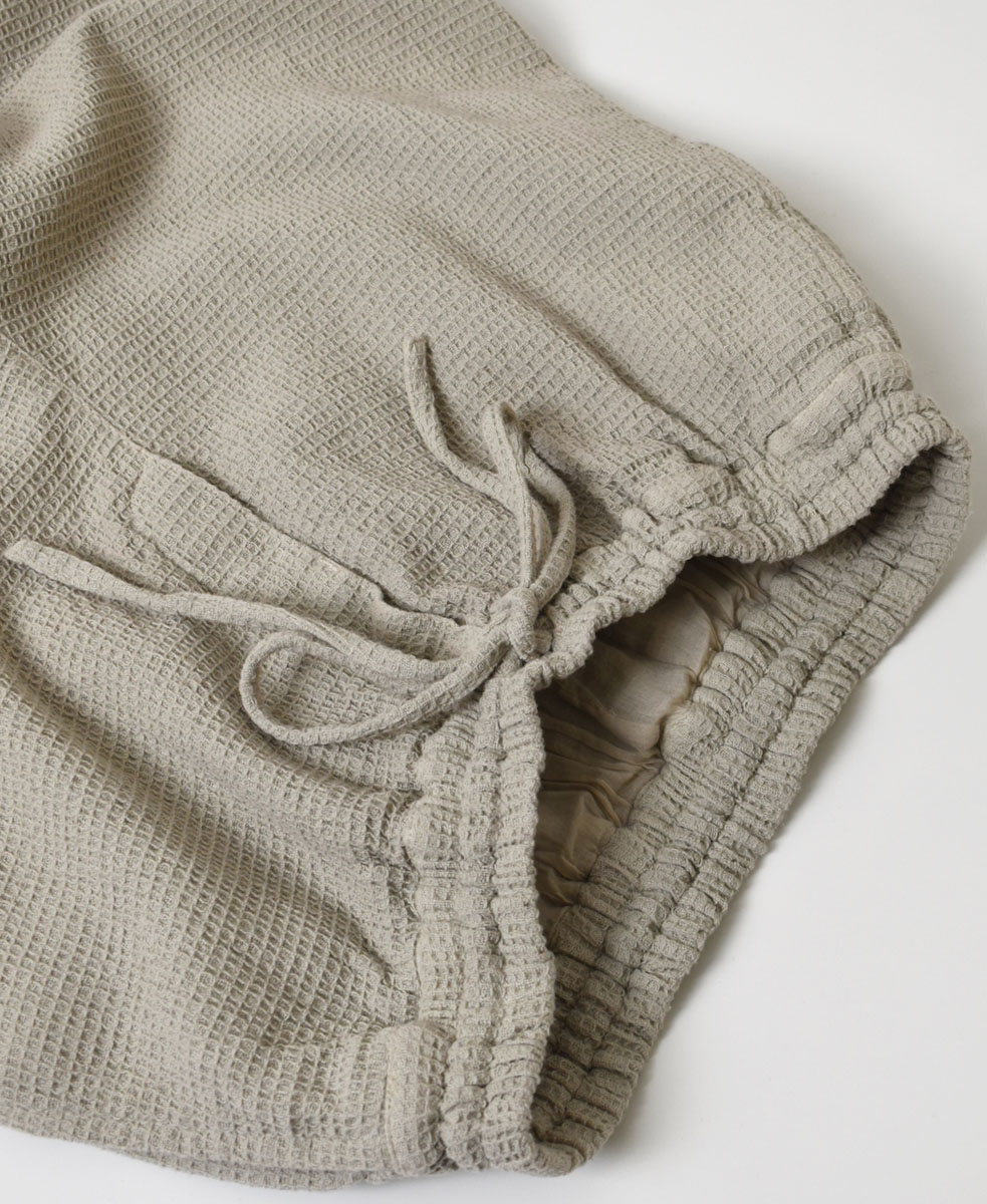 INHT2204WPD (パンツ) WAFFLE PLAIN OVERDYE EASY PANTS