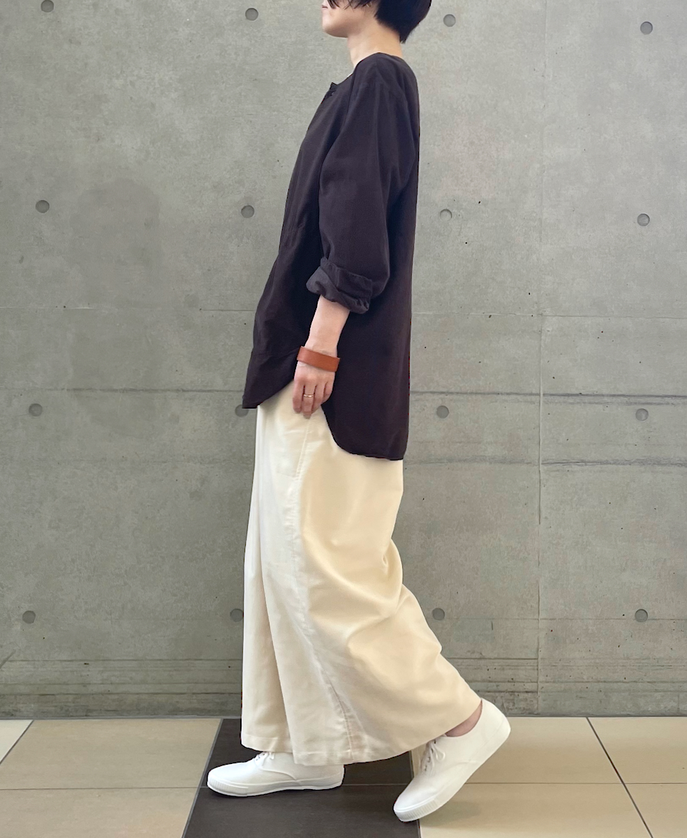 GNMDS2062CS (パンツ) COTTON SUEDE EASY WIDE PANTS