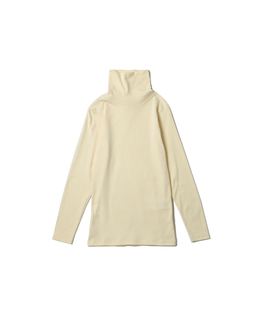 ●NMF1051 (Tシャツ) 1x1 RIB TURTLE-NECK L/SL T-SHIRT