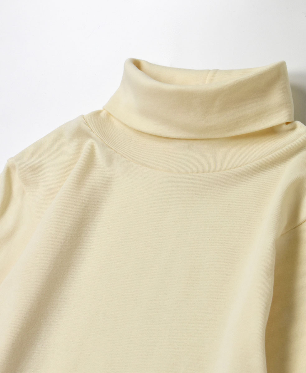 NMF1051 (Tシャツ) 1x1 RIB TURTLE-NECK L/SL T-SHIRT