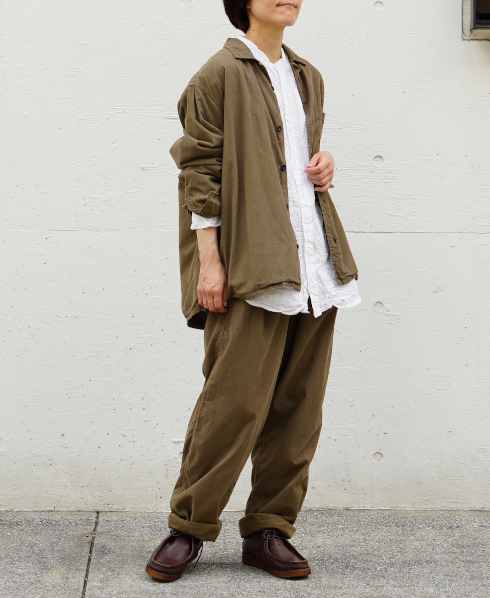 INHT2204CD (パンツ) 26WALES CORDUROY OVERDYE EASY PANTS