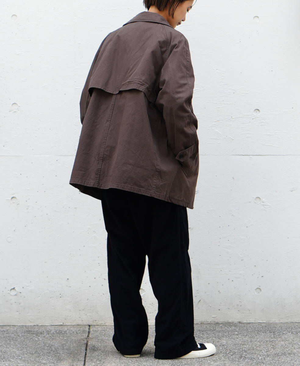 NHT2352DT (コート) HEAVY WEIGHT COTTON TWILL OVERDYE BALMACAAN