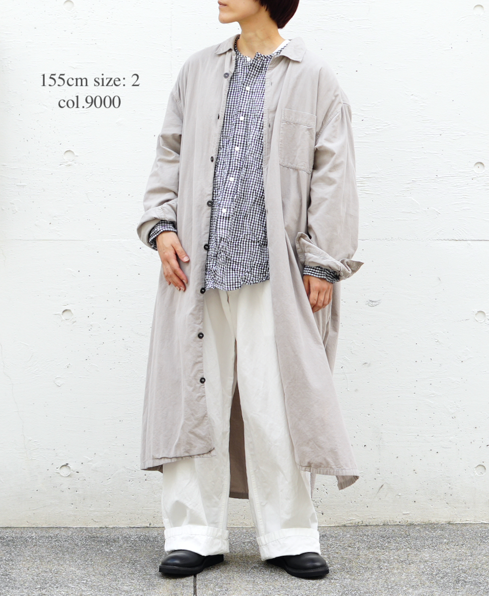 NAM1203KCL (パンツ) COTTON LINEN ONE-TUCK PANTS