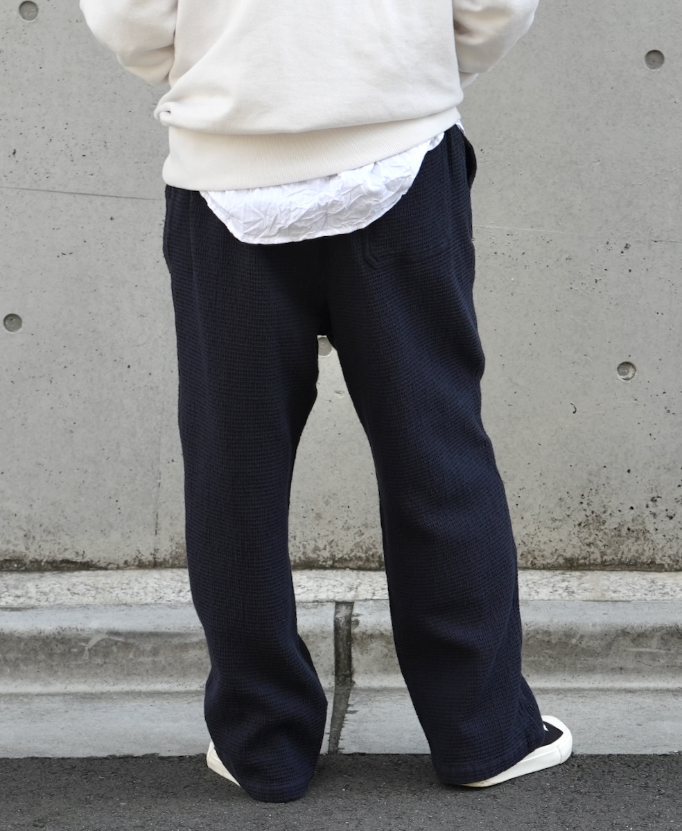 INHT2204WPD (パンツ) WAFFLE PLAIN OVERDYE EASY PANTS