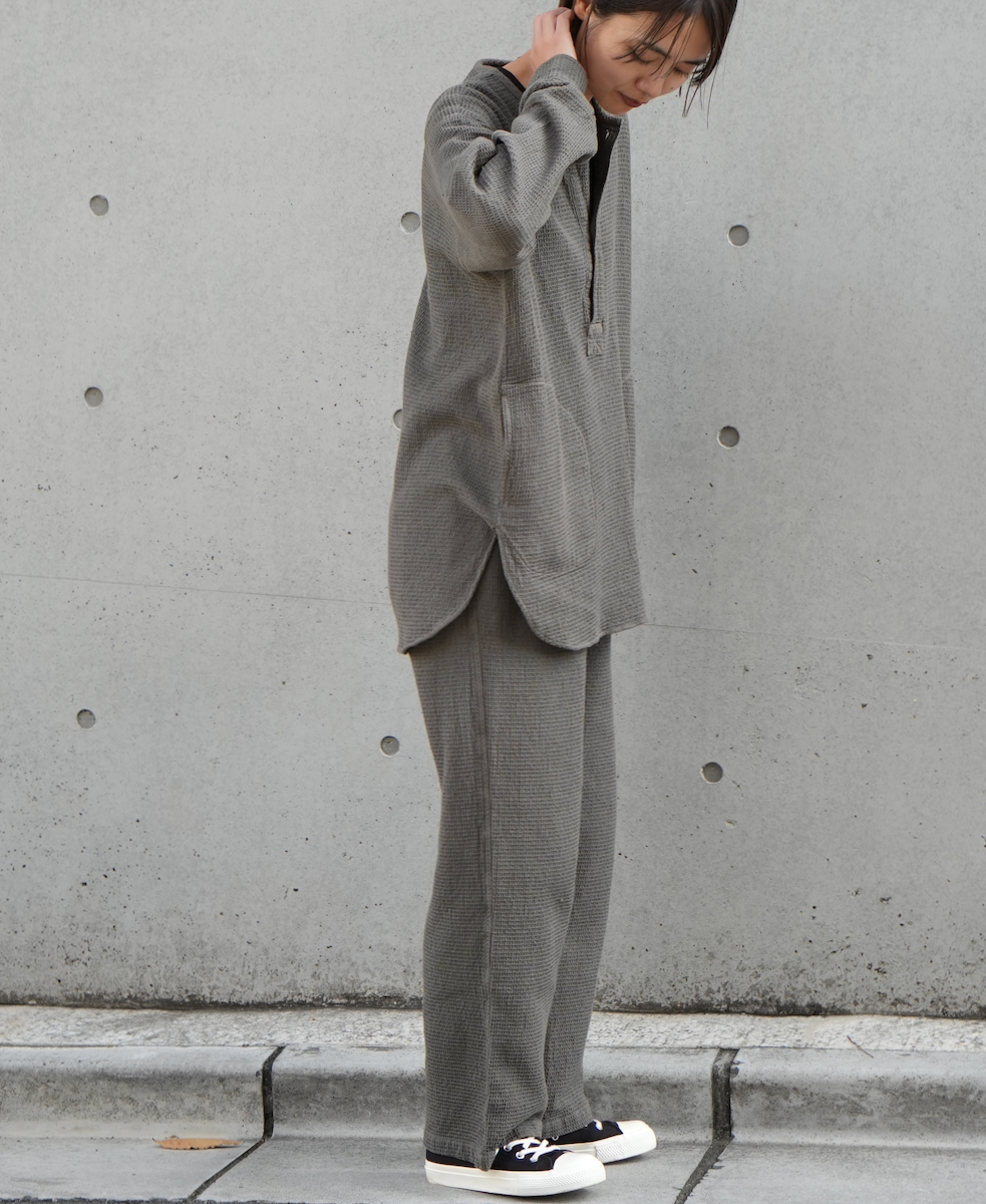 INHT2204WPD (パンツ) WAFFLE PLAIN OVERDYE EASY PANTS