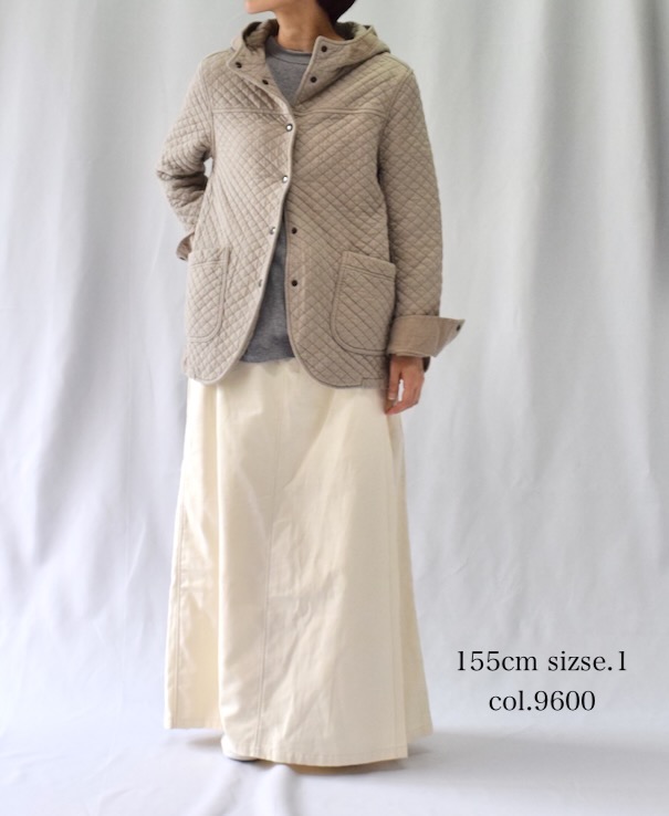 NAM0555 (ジャケット) COTTON QUILT HOODED JACKET