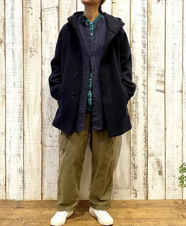 INHT2204CD (パンツ) 26WALES CORDUROY OVERDYE EASY PANTS
