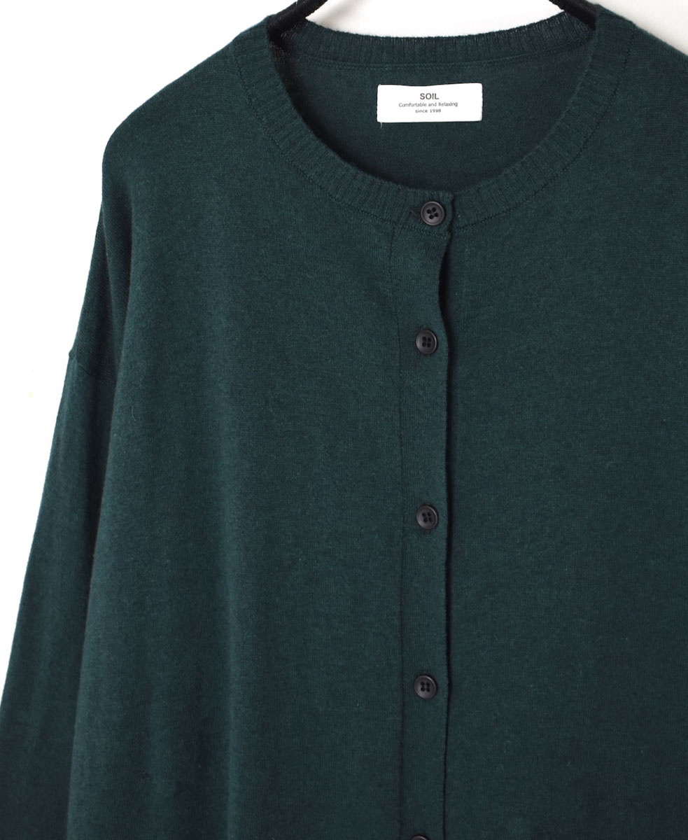 GNSL23832 (ニット) 14GG 1PLY COTTON WOOL CASHMERE CARDIGAN