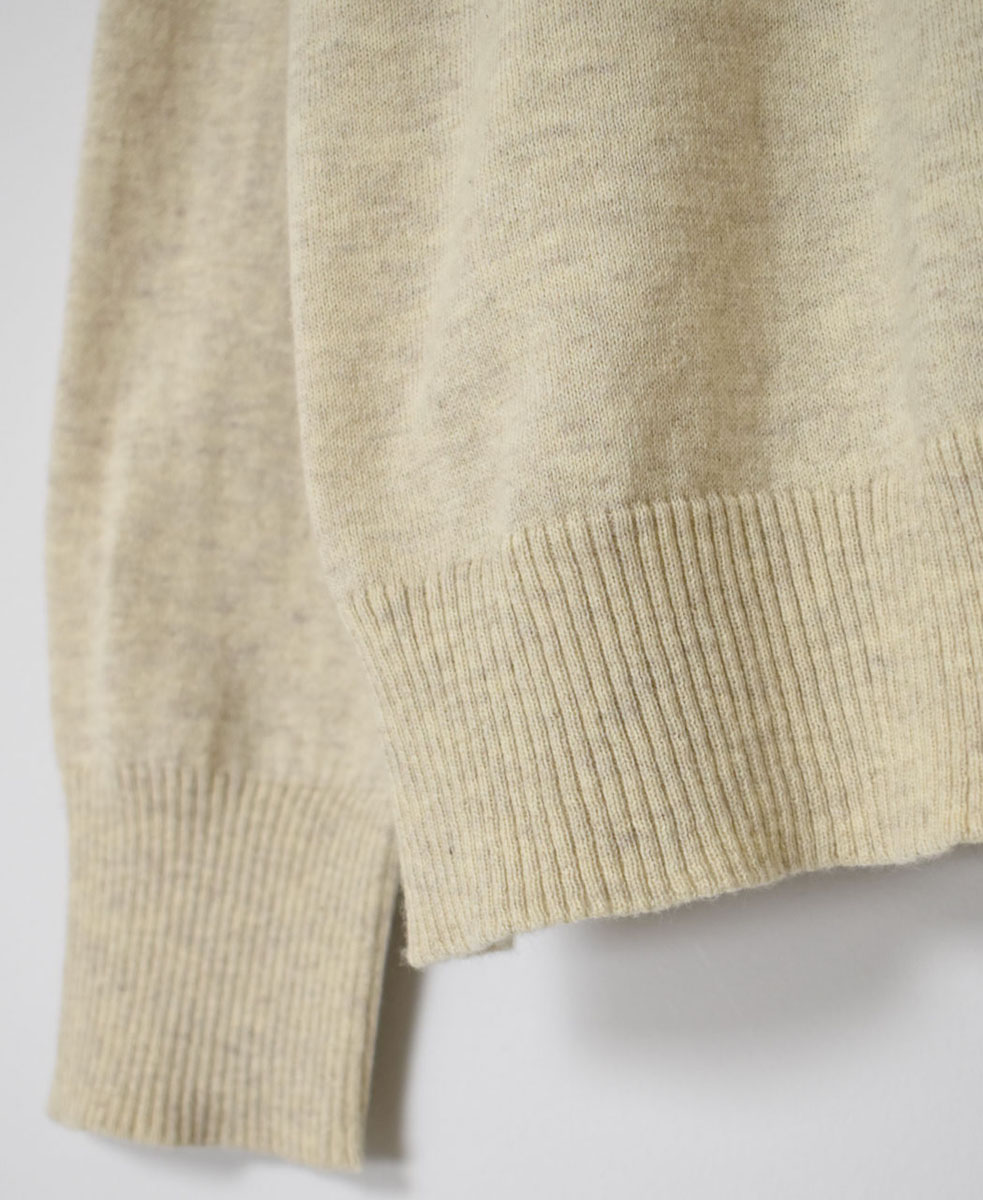 GNSL23832 (ニット) 14GG 1PLY COTTON WOOL CASHMERE CARDIGAN