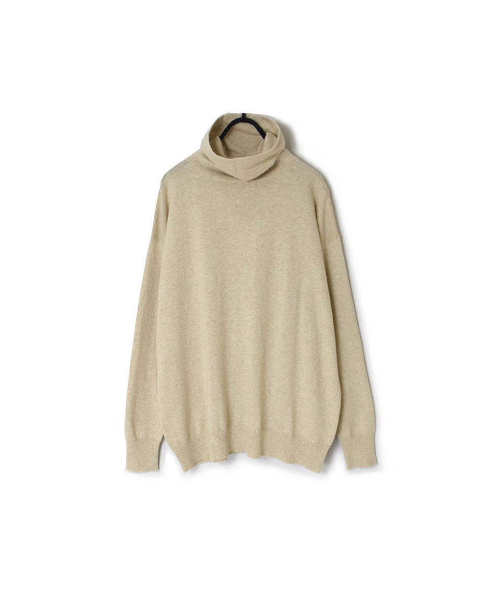 GNSL22731 (ニット) COTTON WOOL CASHMERE TURTLE NECK