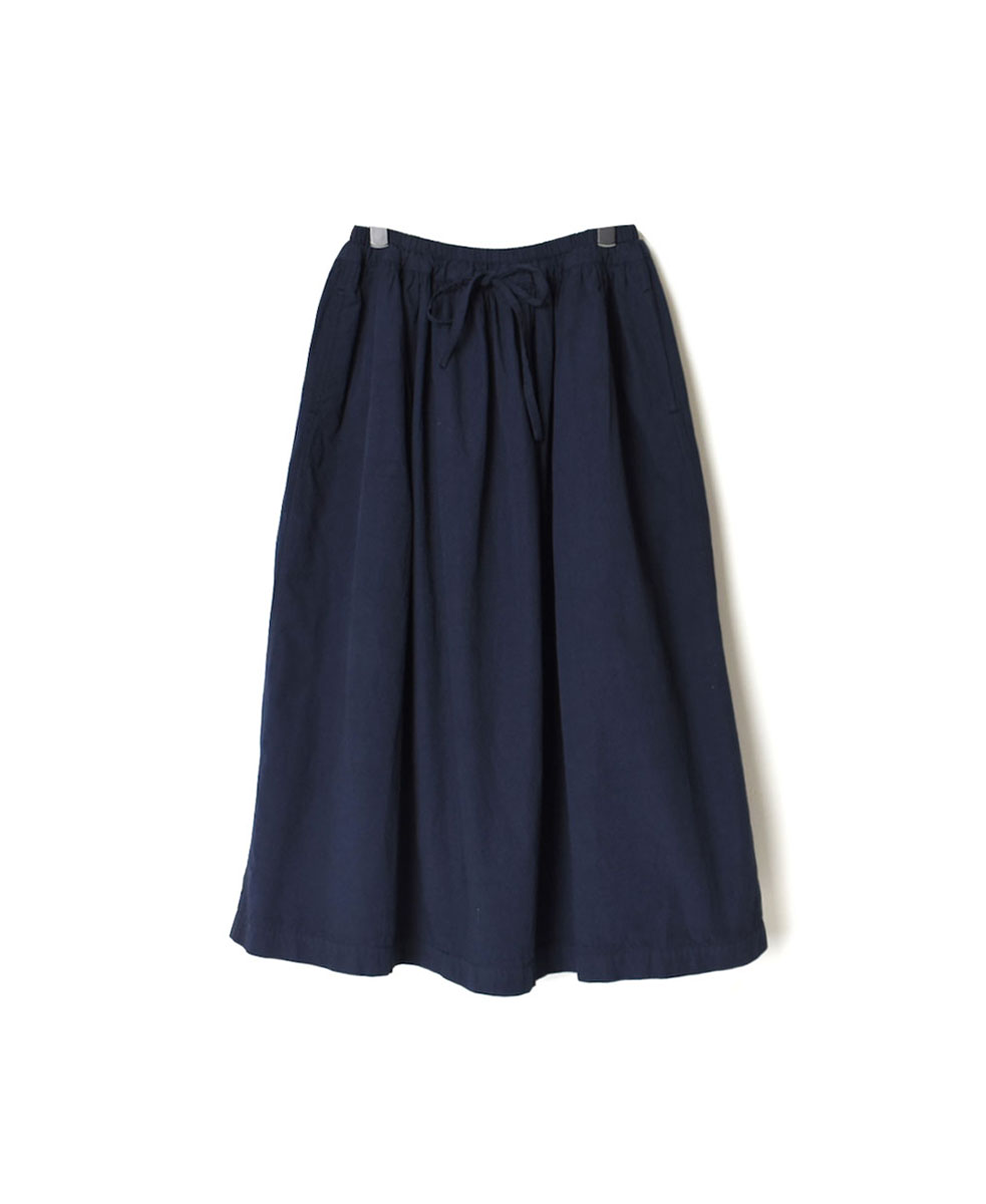 INAM1952PD (スカート) 40’S POPLIN OVER DYED EASY GATHERED SKIRT