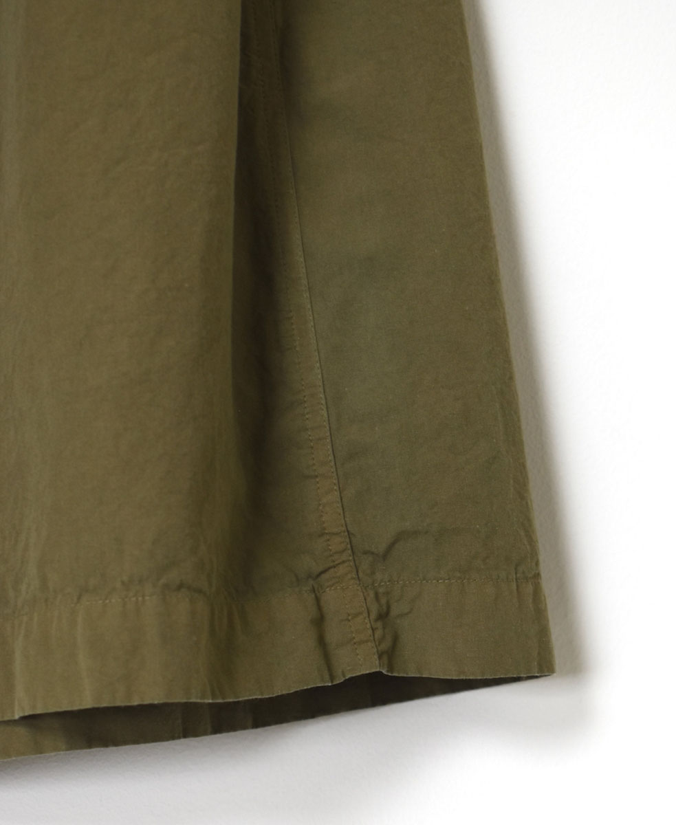 INAM1952PD (スカート) 40'S POPLIN OVER DYED EASY GATHERED SKIRT