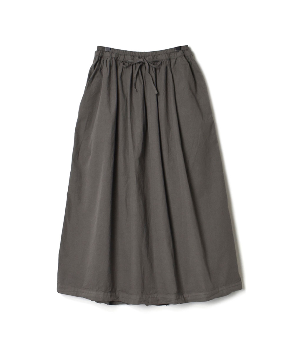 INAM1952PD (スカート) 40'S POPLIN OVER DYED EASY GATHERED SKIRT