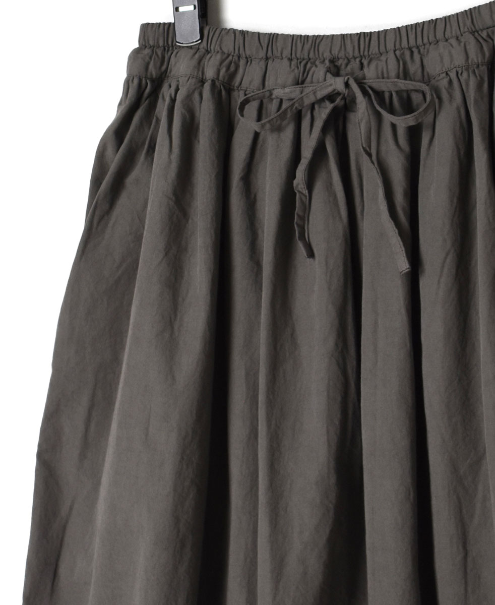 INAM1952PD (スカート) 40'S POPLIN OVER DYED EASY GATHERED SKIRT