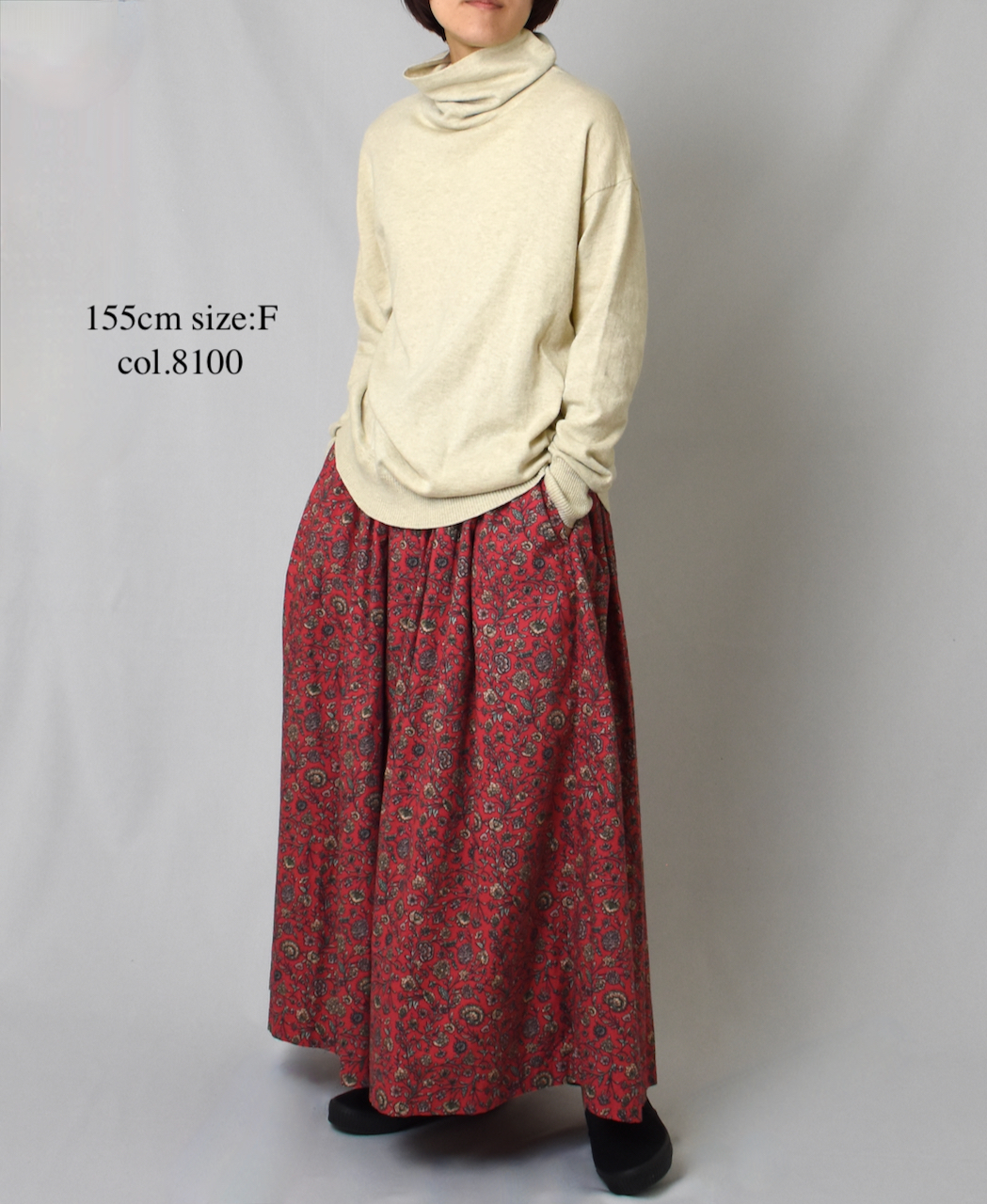 GNSL22731 (ニット) COTTON WOOL CASHMERE TURTLE NECK