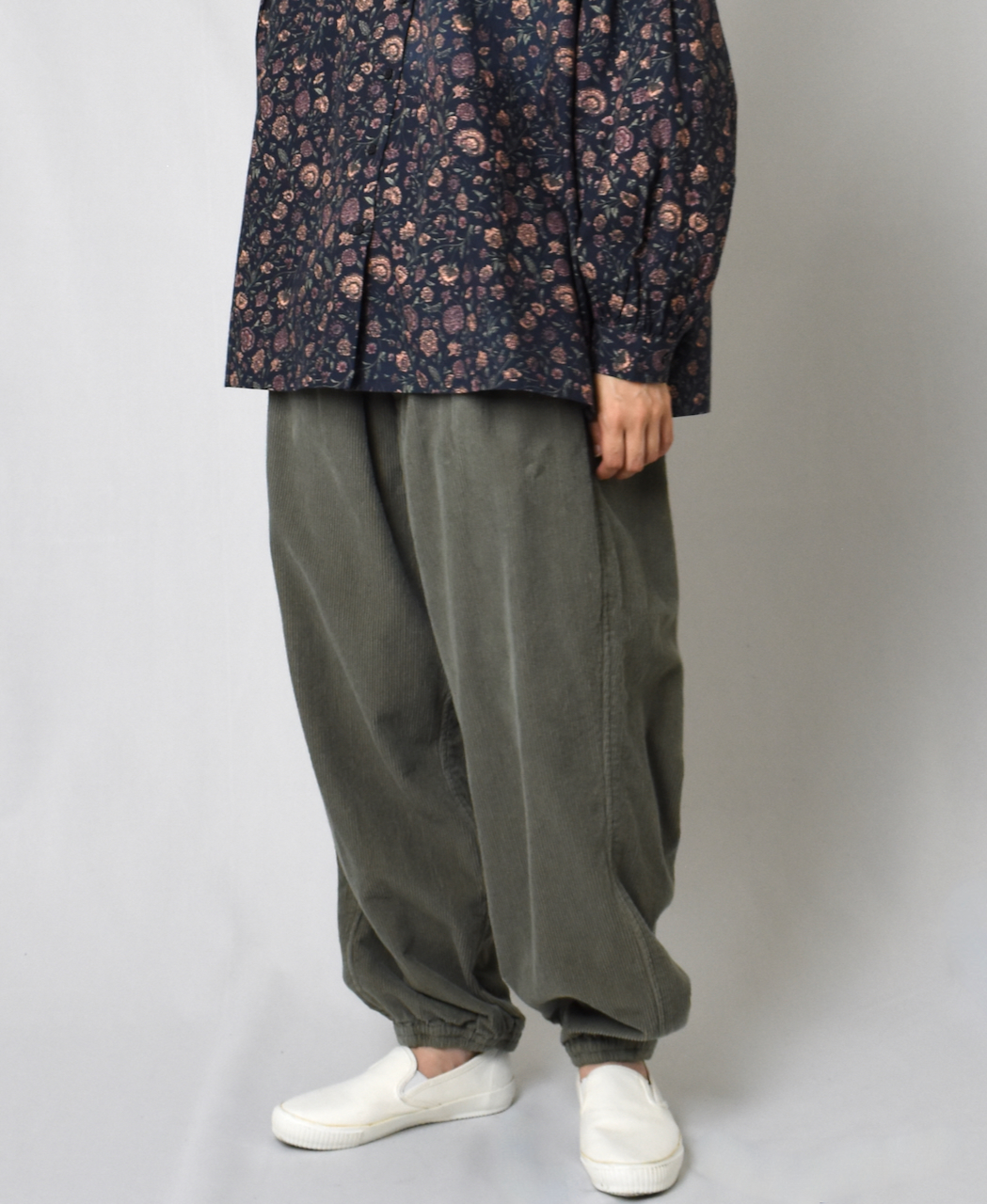 NVL2011C9D (パンツ) 9WALE CORDUROY/60'S ORGANIC CAMBRIC EASY PANTS