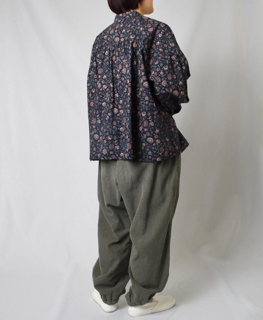 NVL2011C9D (パンツ) 9WALE CORDUROY/60'S ORGANIC CAMBRIC EASY PANTS