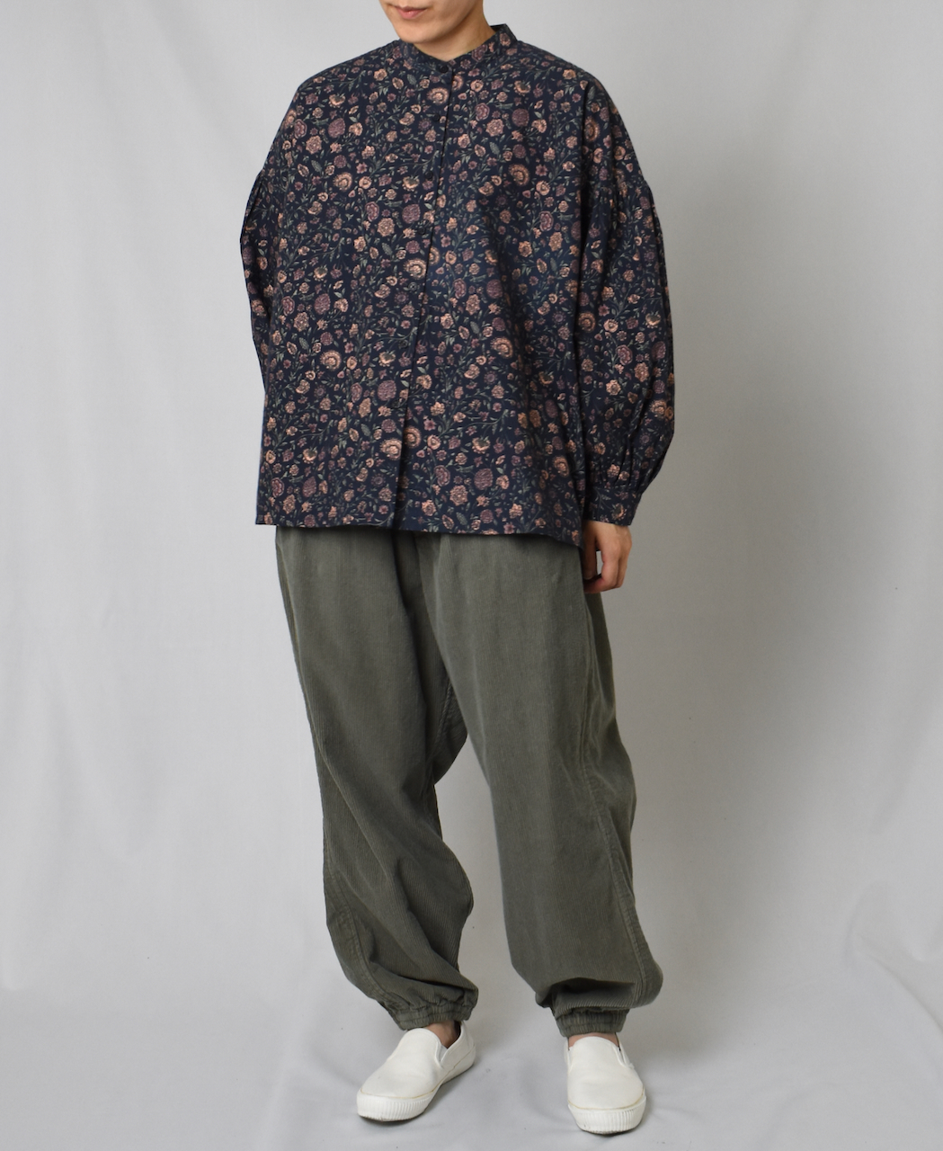 NVL2011C9D (パンツ) 9WALE CORDUROY/60'S ORGANIC CAMBRIC EASY PANTS
