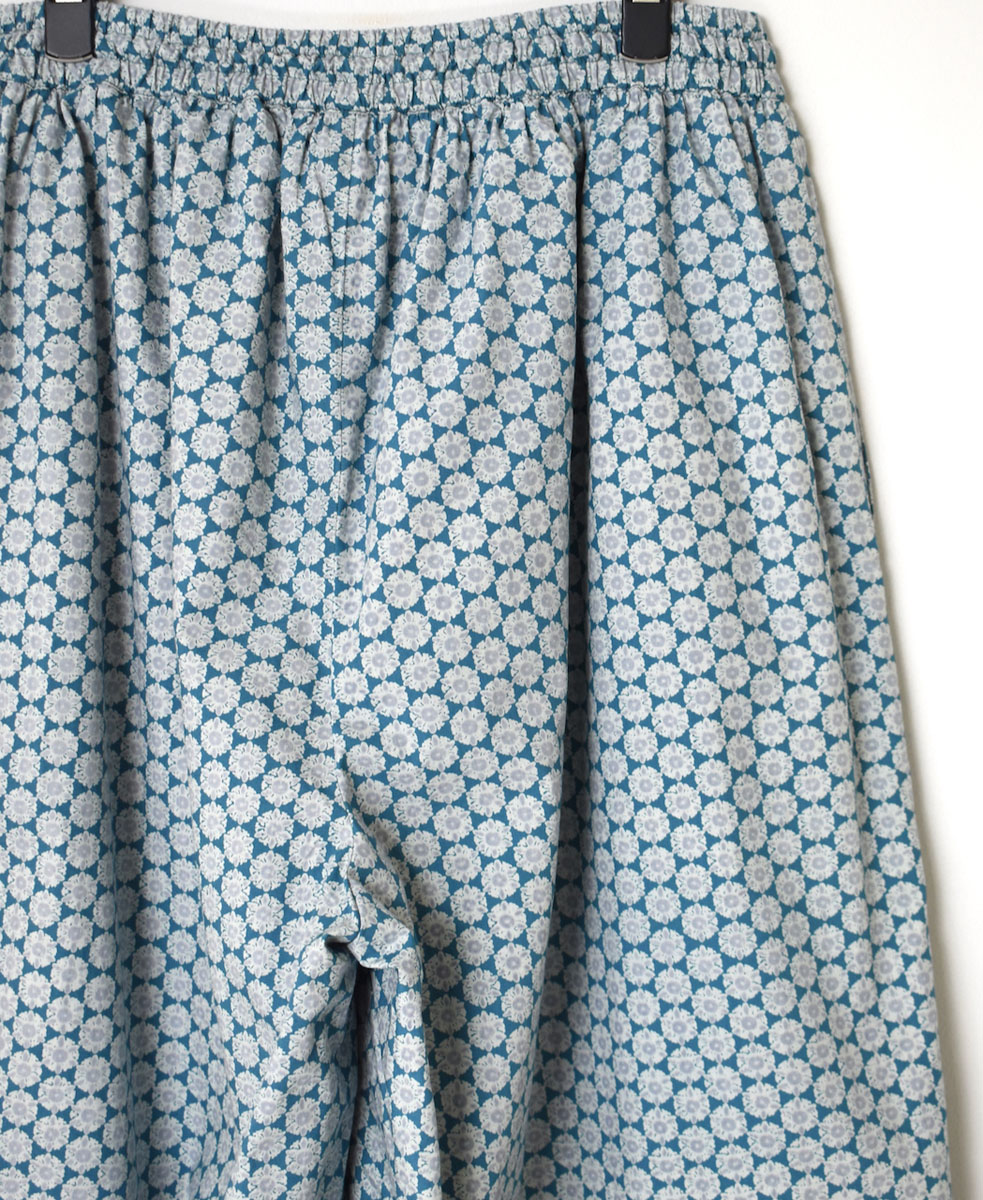 INSL23726 (パンツ) 60'S POPLIN FLOWER PRINT EASY PANTS