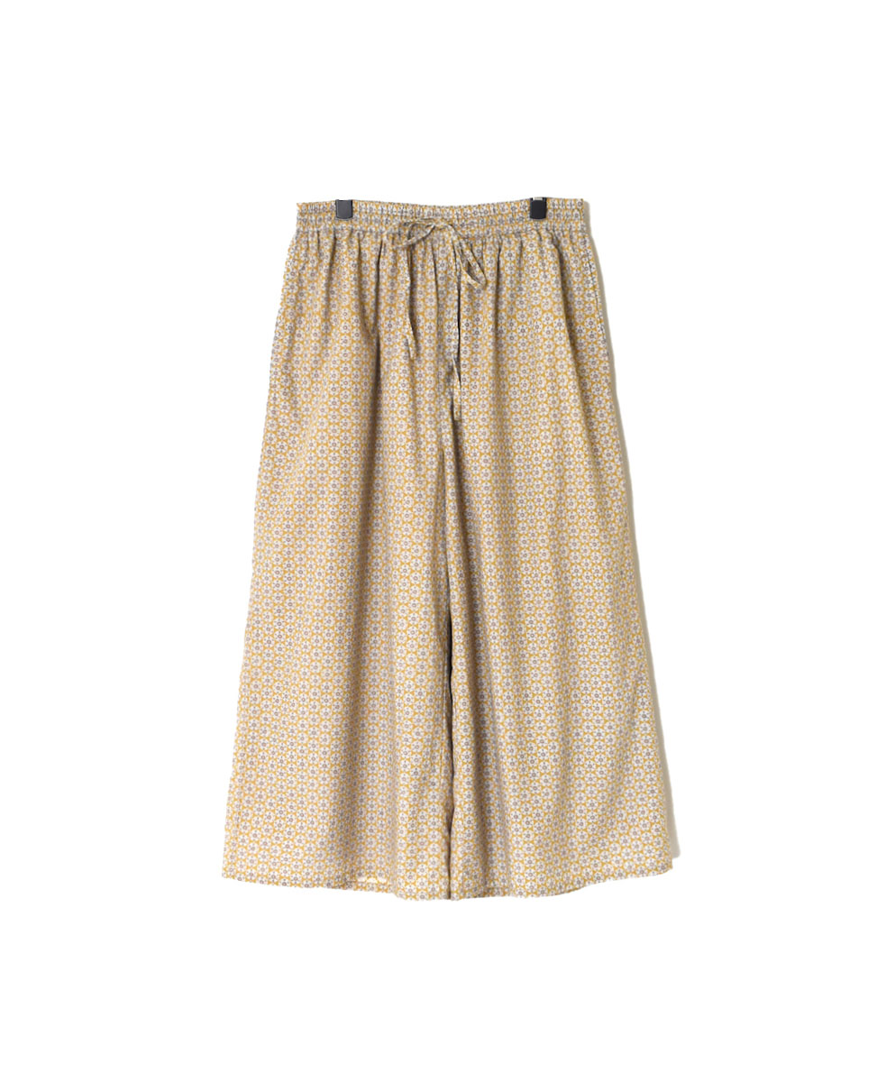 INSL23726 (パンツ) 60'S POPLIN FLOWER PRINT EASY PANTS