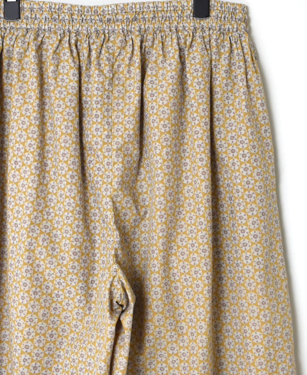 INSL23726 (パンツ) 60'S POPLIN FLOWER PRINT EASY PANTS