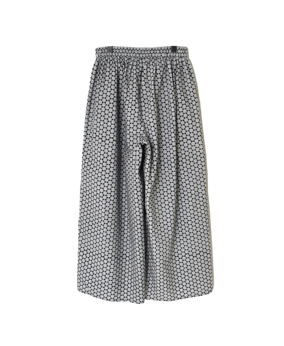 INSL23726 (パンツ) 60'S POPLIN FLOWER PRINT EASY PANTS