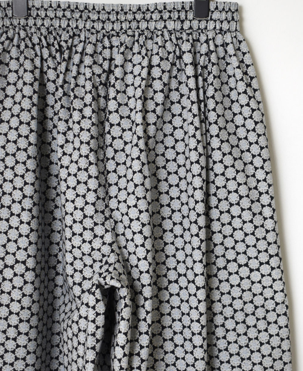 INSL23726 (パンツ) 60'S POPLIN FLOWER PRINT EASY PANTS