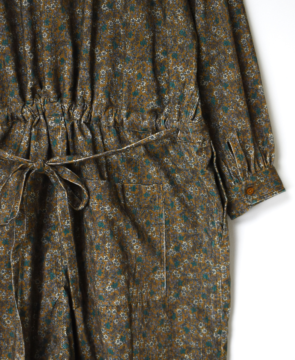 NSL22552 (オーバーオール) CORDUROY SMALL FLOWER PRINT REGULAR