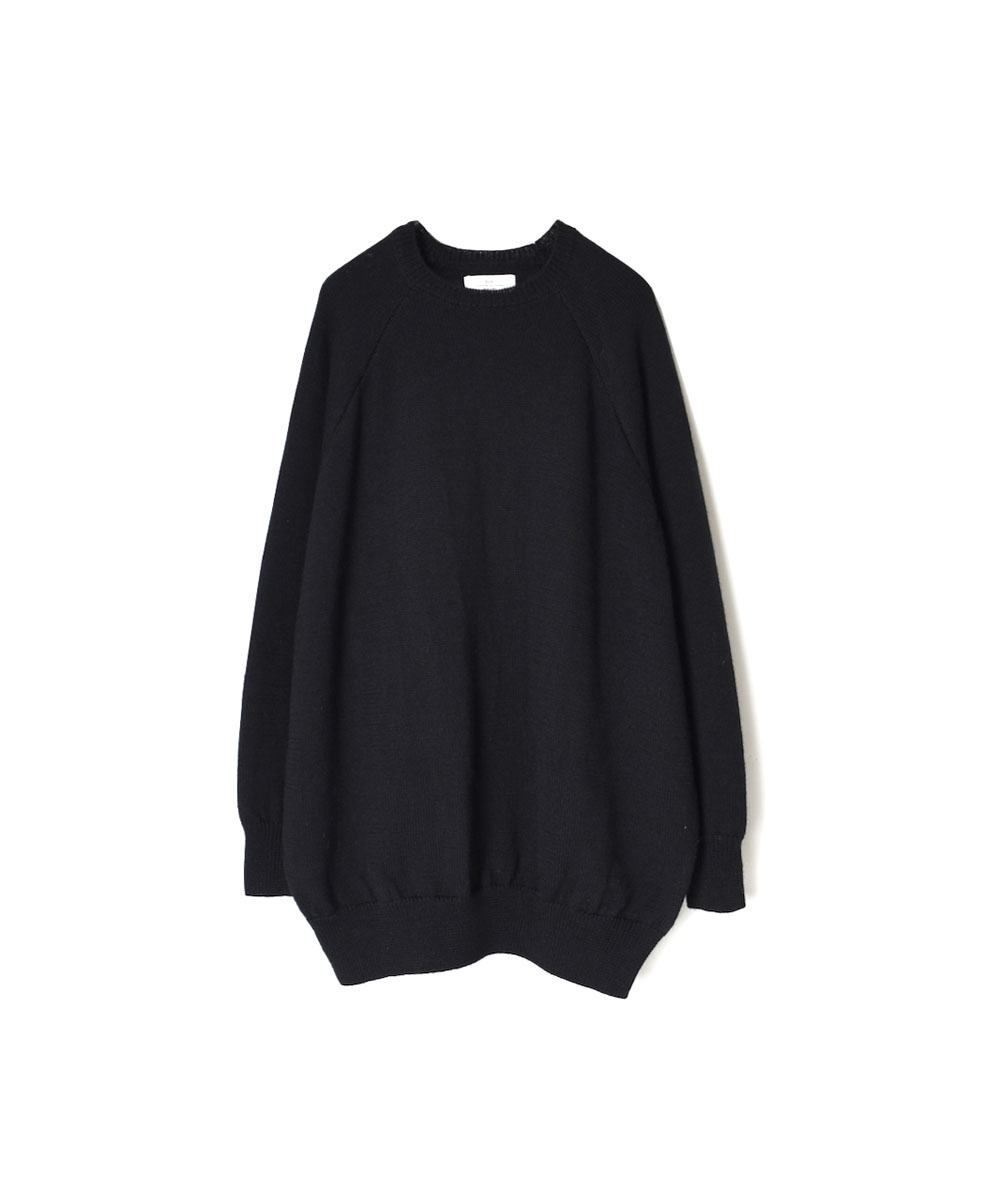 GNSL22701 (ニット) 5GG 2PLY COTOSWOLDS DOLMAN SLEEVE CREW-NECK PULLOVER