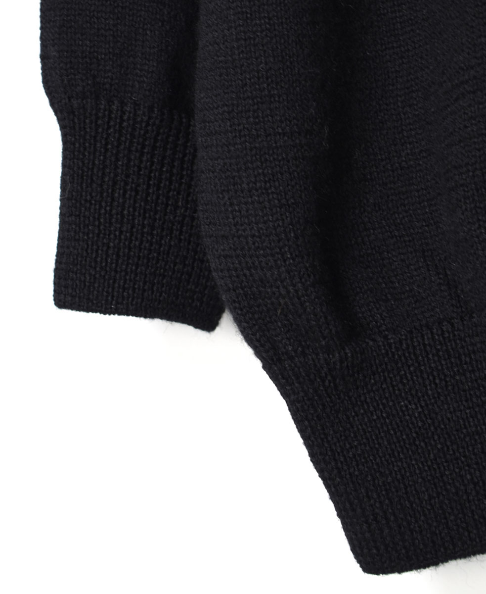 GNSL22701 (ニット) 5GG 2PLY COTOSWOLDS DOLMAN SLEEVE CREW-NECK PULLOVER