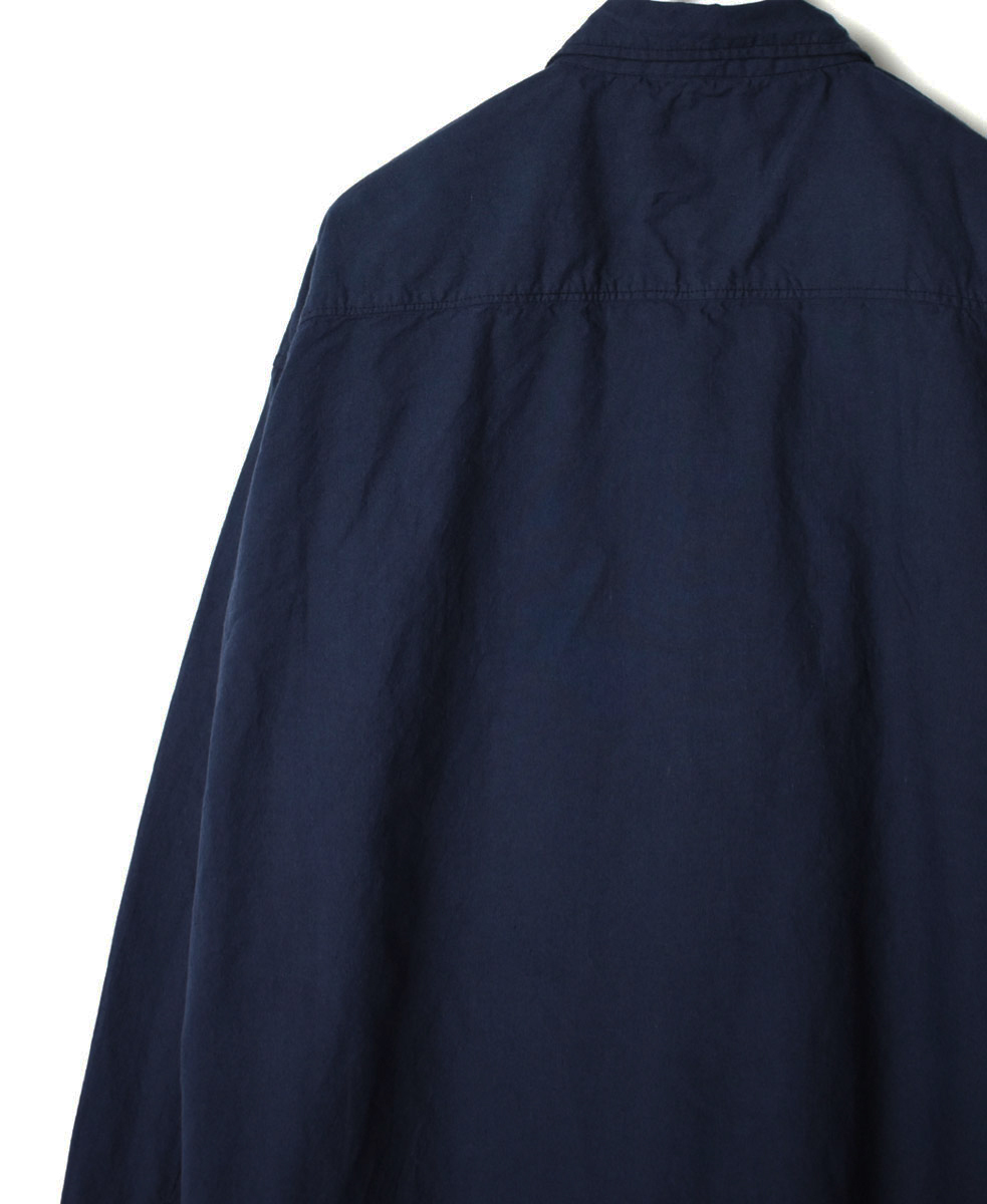 INAM1901PD (シャツ) 40'S POPLIN OVER DYED UTILITY REGULAR COLLAR SHIRT