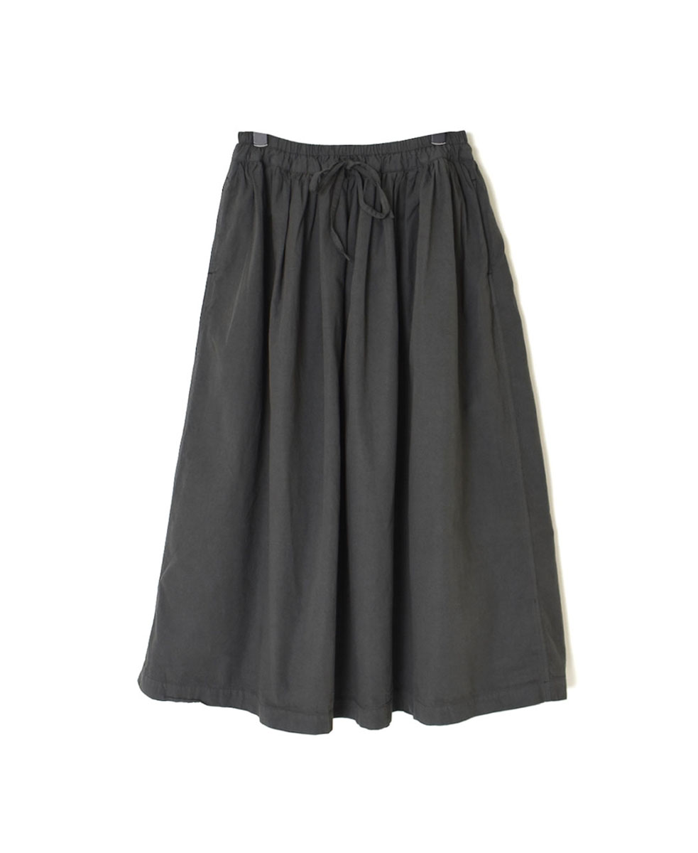 INAM1952PD (スカート) 40'S POPLIN OVER DYED EASY GATHERED SKIRT