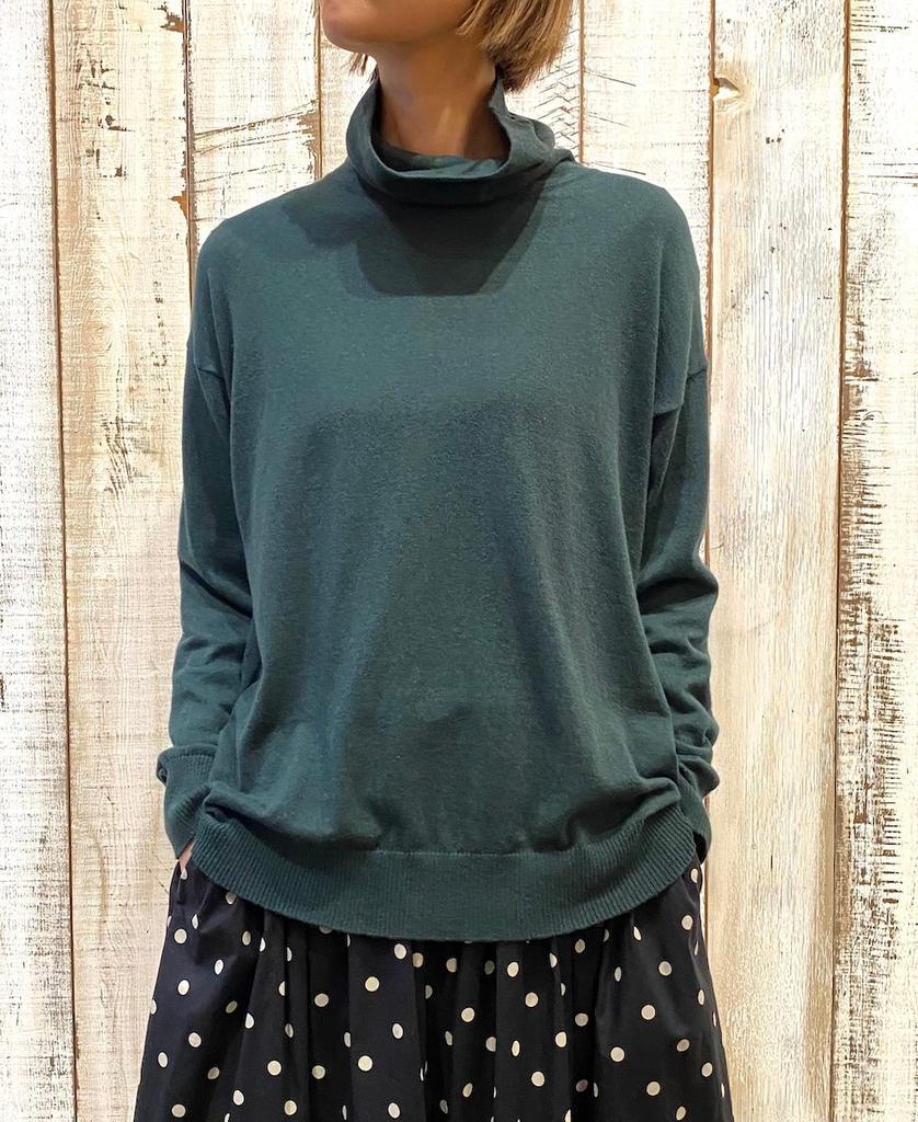 GNSL22731 (ニット) COTTON WOOL CASHMERE TURTLE NECK