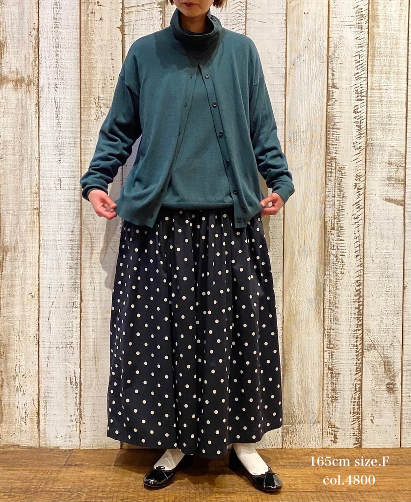 GNSL23832 (ニット) 14GG 1PLY COTTON WOOL CASHMERE CARDIGAN