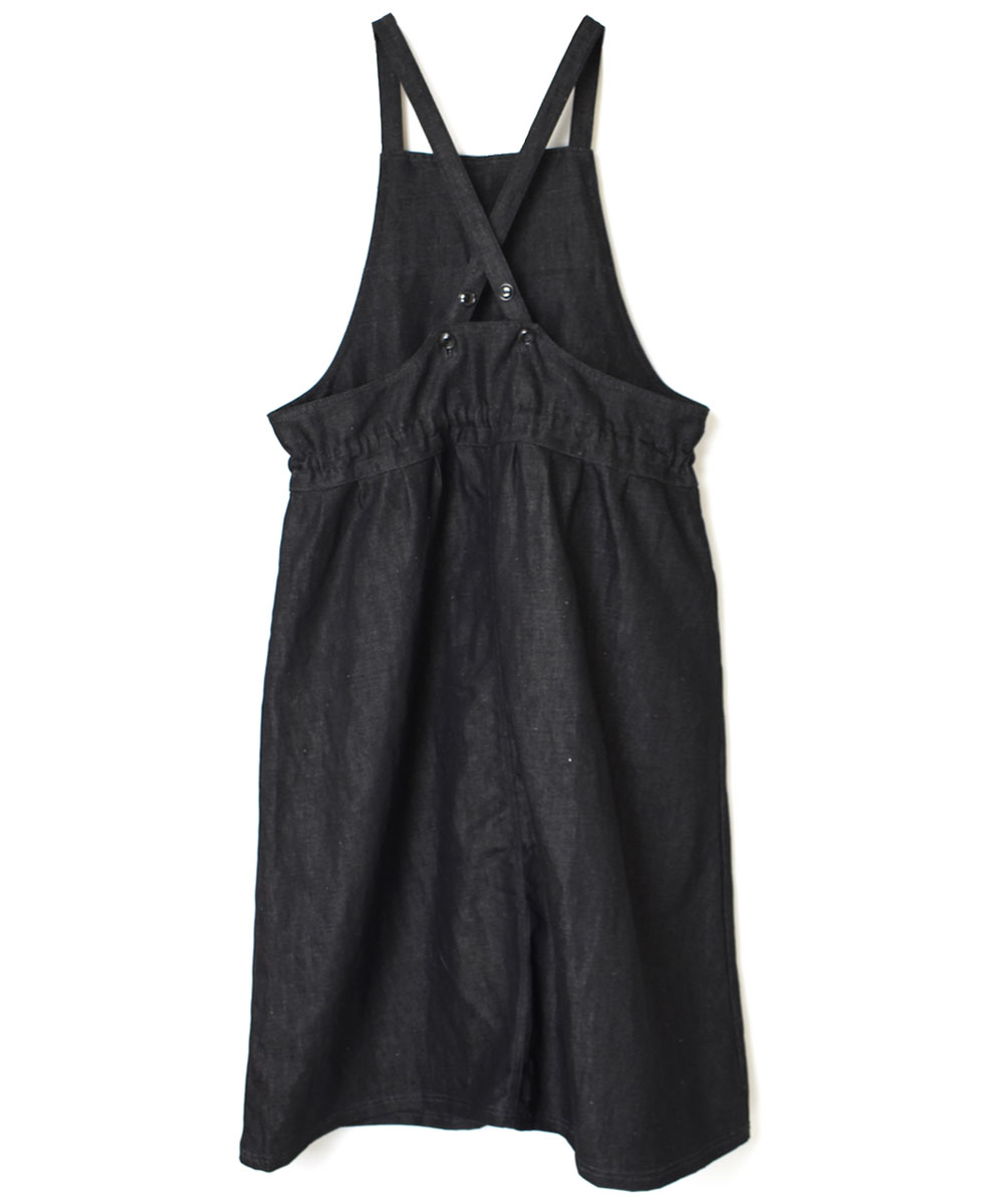 GNAM2362 (ワンピース) 9.5oz COTTON / LINEN DENIM APRON ONE-PIECE