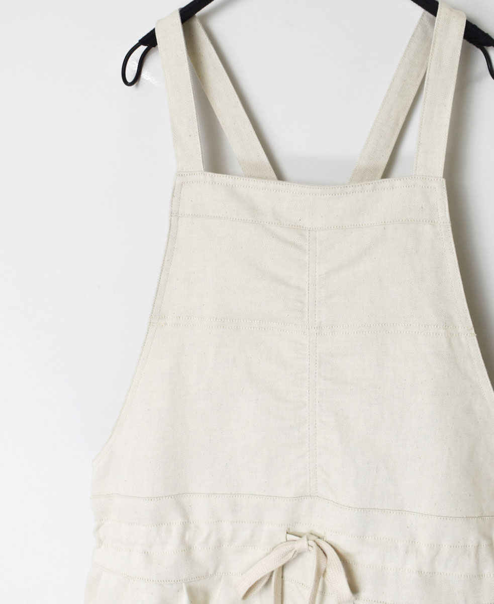 GNAM2362 (ワンピース) 9.5oz COTTON / LINEN DENIM APRON ONE-PIECE