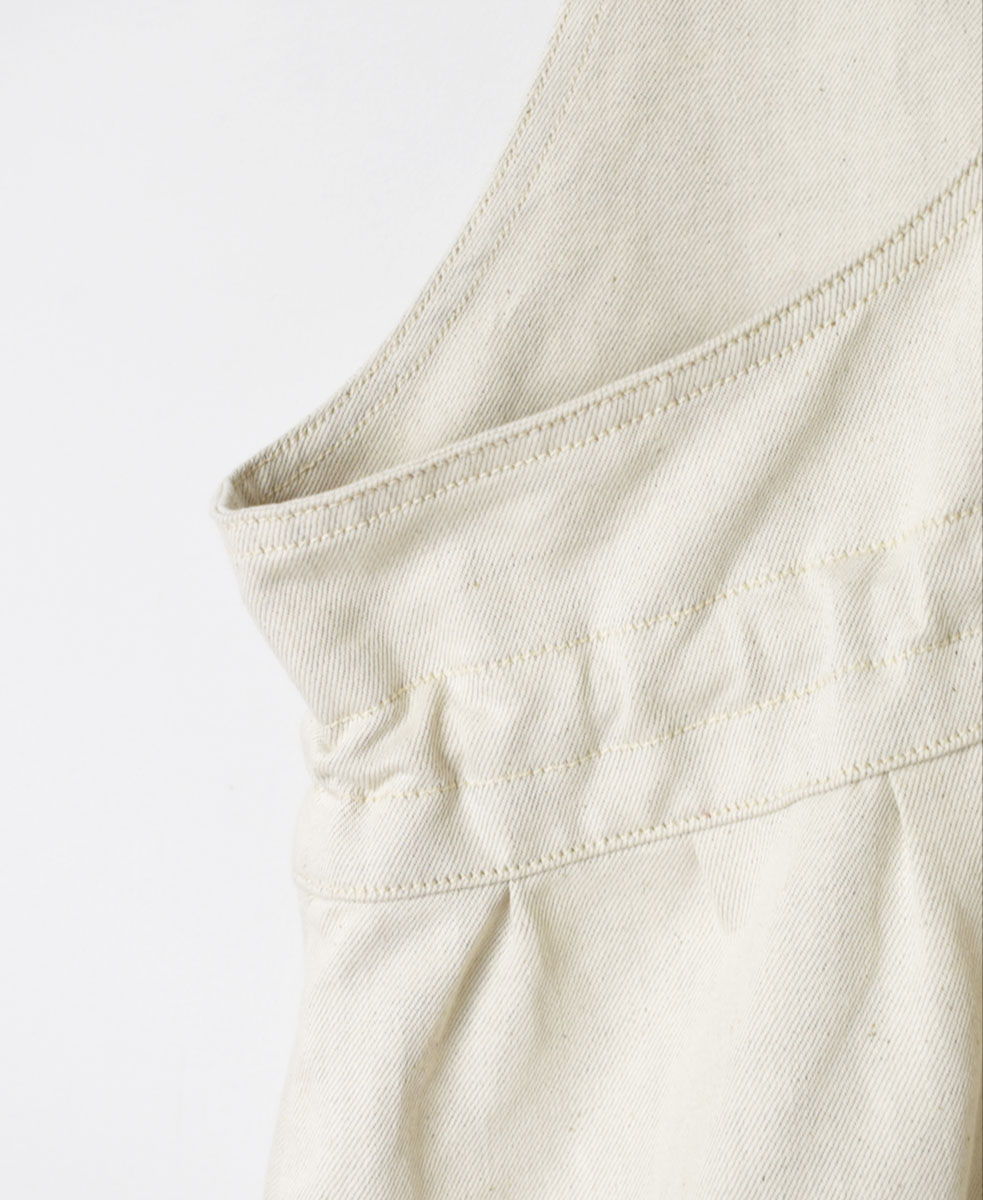 GNAM2362 (ワンピース) 9.5oz COTTON / LINEN DENIM APRON ONE-PIECE