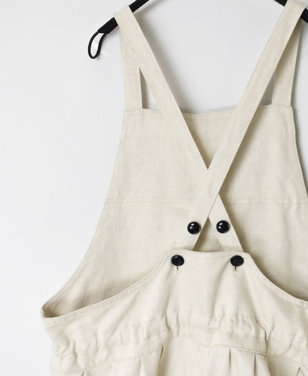 GNAM2362 (ワンピース) 9.5oz COTTON / LINEN DENIM APRON ONE-PIECE