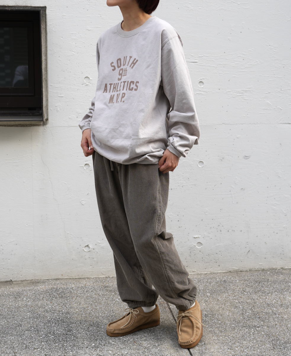NVL2011C9D (パンツ) 9WALE CORDUROY/60'S ORGANIC CAMBRIC EASY PANTS