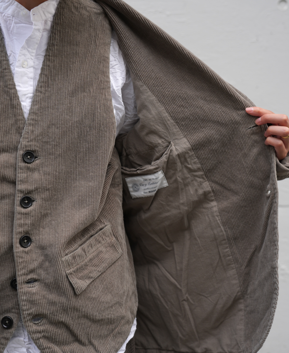 NVL1301C9D (ジャケット)  9WALE CORDUROY/60'S ORGANIC CAMBRIC MEN'S SIDE VENTS TAILORED JACET